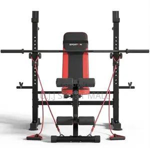 Nashua Adjustable Weight Lifting Bench tare da Pull-Up Rope