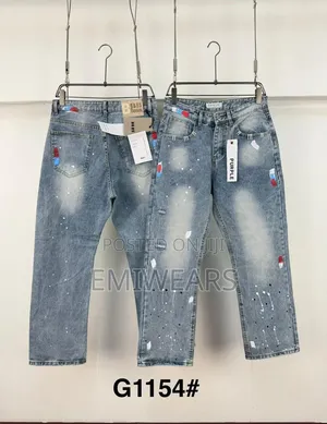 Wandon Jeans Mai Zazzagewa Da Fitar Fenti