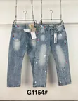 Wandon Jeans Mai Zazzagewa Da Fitar Fenti - 2