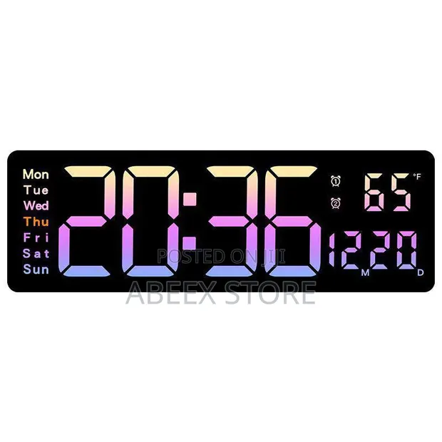 LED Digital Wall Clock - 1