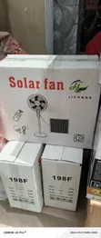Brand New 16-Inch Jiuhang Solar Rechargeable Standing Fan - 2