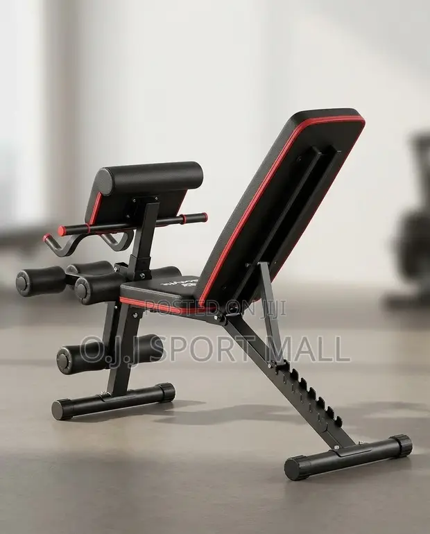 Bodyfit Adjustable Weight Bench for Home Gym - 1