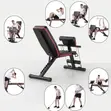 Bodyfit Adjustable Weight Bench for Home Gym - 2