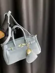Classy Birkin-Style Handbag - 2