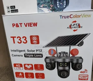 T33 Kamara Mai Amfani Da Hasken Rana Mai 4G PTZ