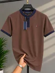 Classic Bishop Neck T-Shirts - 4