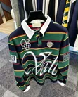 Varsity Striped Long-Sleeve Rugby Polo - '29' Crest Edition - 3