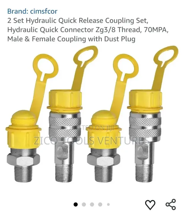 Kayan Haɗin Haɗin Gaggawa na Hydraulic ZG3/8 - 1