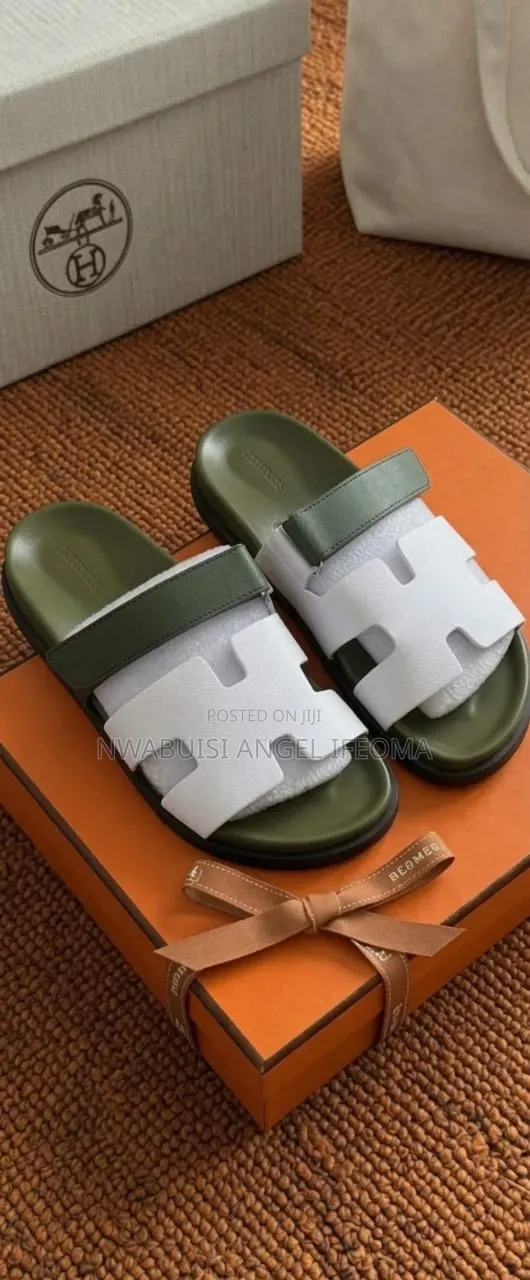 Hermès Chypre H Flat Slides - 1