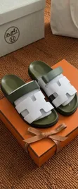 Hermès Chypre H Flat Slides - 1