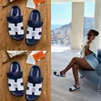 Hermès Chypre H Flat Slides - 2