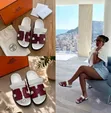 Hermès Chypre H Flat Slides - 3