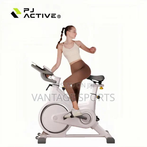 Bodyfit Magnetic Stationary Exercise Bike | Home Gym Cardio - 1