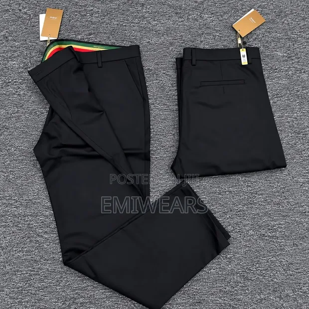 Turkey Black Navy Slim-Fit Formal Trousers - 1