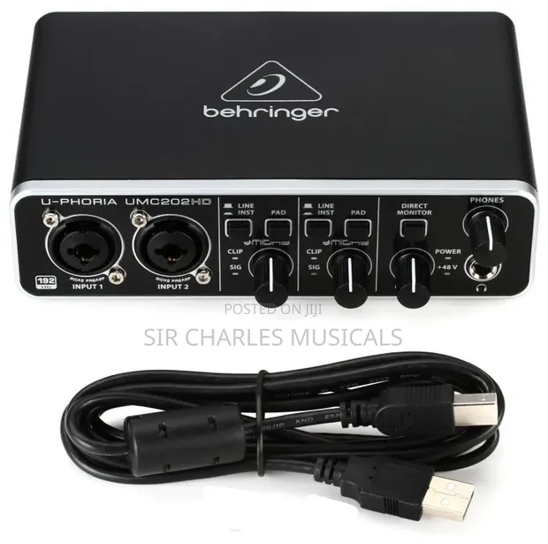 Behringer U-Phoria UMC202HD Audio Interface - 1