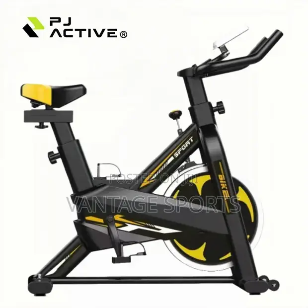 Spinning Bike | Ultra Silent Flywheel + LCD Heart Rate Monitor - 1