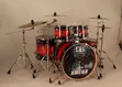 DB XMega Drum Series Acoustic Drum Kit - Maple Orange Burst - 1