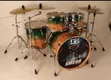 DB XMega Drum Series Acoustic Drum Kit - Maple Orange Burst - 4