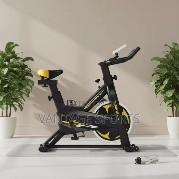 Spinning Bike - LCD Display, Heart Rate Monitor - Kyauta Isarwa - 1