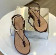 Luz Da Lua Gold Bar Sandal Mai Hannun Kafa - 3