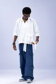 Casual Men's White Shirt - XXL - 2