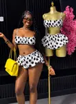 Polka Dot Two-Piece Set - 2