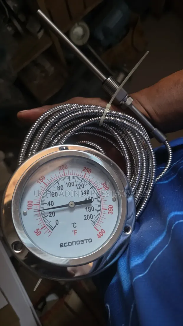 Temperature Gauge tare da Wire Sensors (0-200°C, 3m) - 1