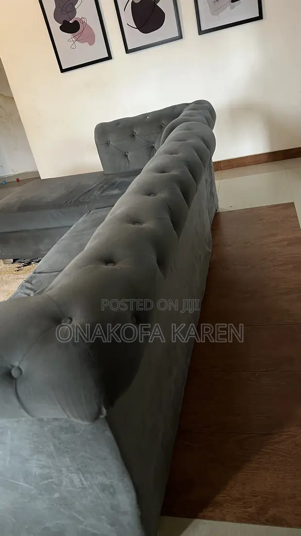 L-Shaped Couch - Used Gray - 1