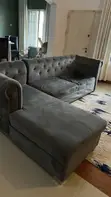 L-Shaped Couch - Used Gray - 5