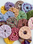 Handmade Wool Hair Scrunchies - 1