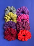 Handmade Wool Hair Scrunchies - 3