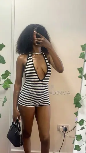 Zara Striped Jumpsuit