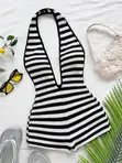 Zara Striped Jumpsuit - 3