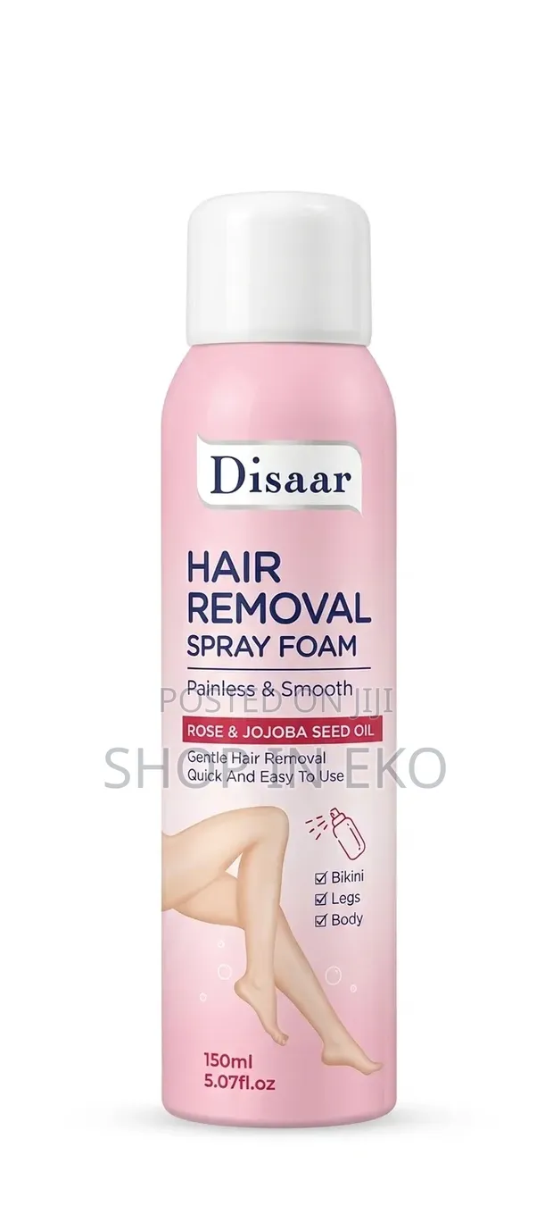 Disaar Rose & Jojoba Oil Hair Removal Spray Foam - 1