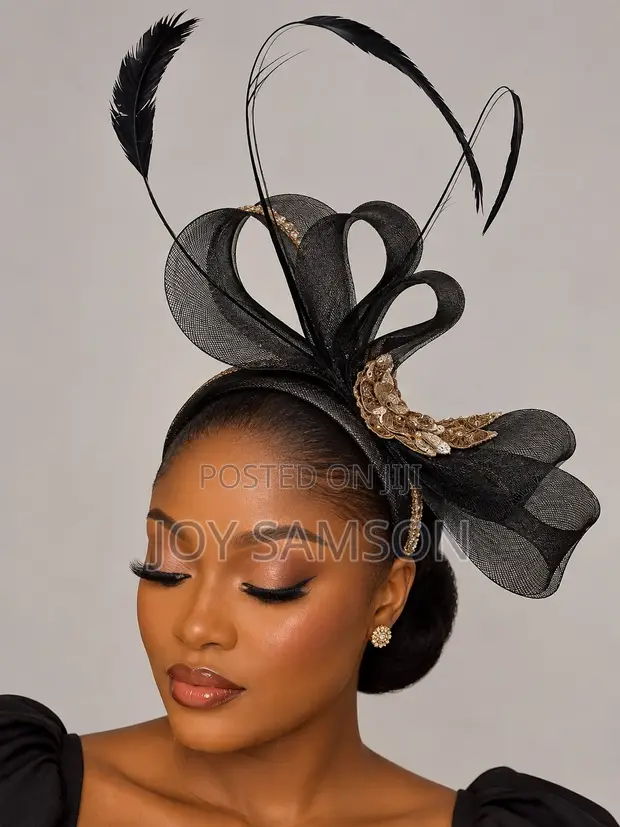 Simi Fascinator - Black - 1