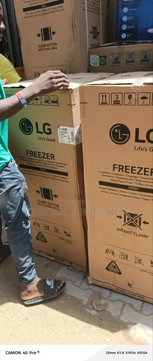 Brand New LG GN-3045SQ 168L Smart Inverter Upright Freezer