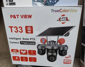 Smart 4G Solar PTZ Camera with Triple Lens Night Vision