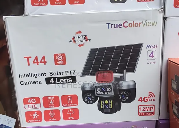 T44 4G LTE 4-Lens Intelligent Solar PTZ Camera - 1