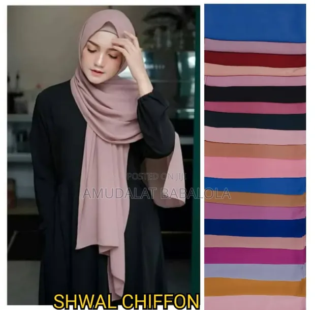 Malaysian Chiffon Hijab Scarf - 1