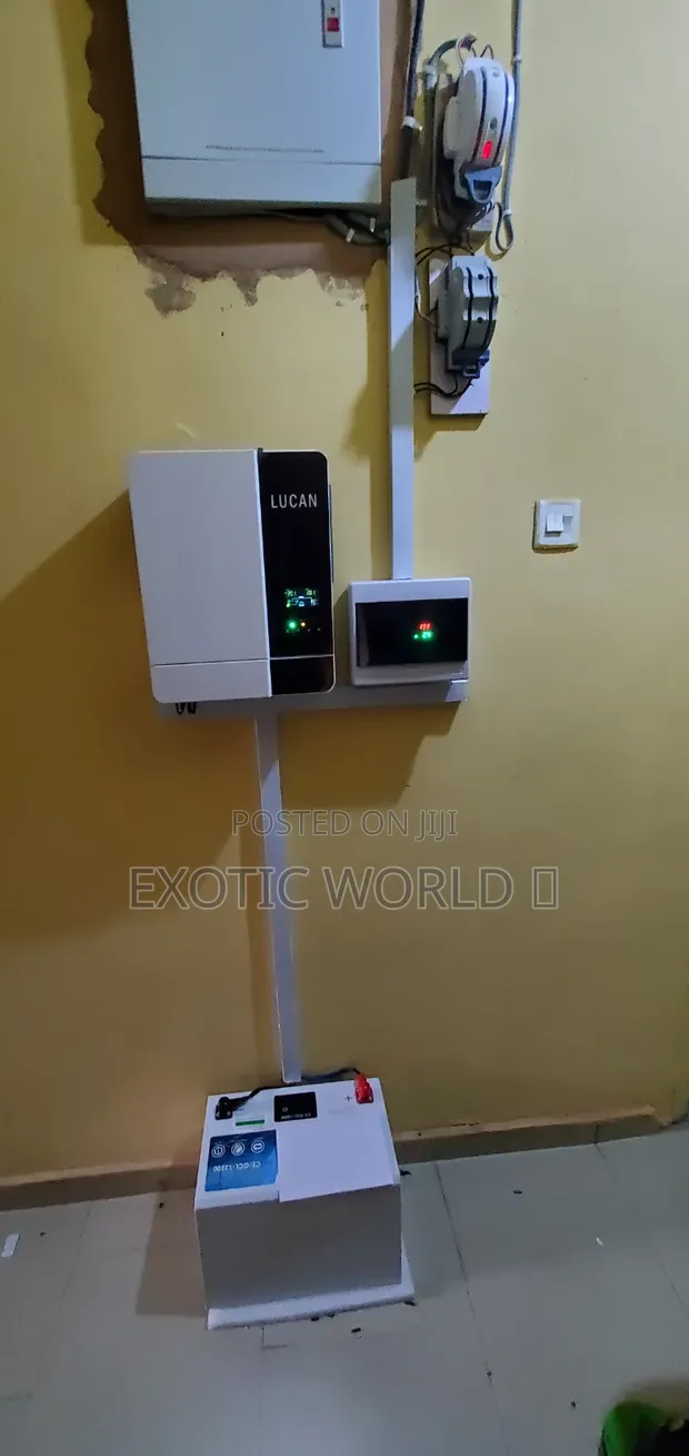 Lucan Solar Inverter with Lithium Battery (Installed) - 1