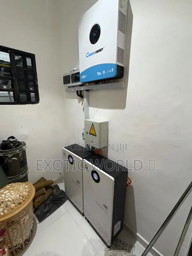 Cworth Energy Hybrid Inverter with 2 Lithium Batteries (Installed) - 1