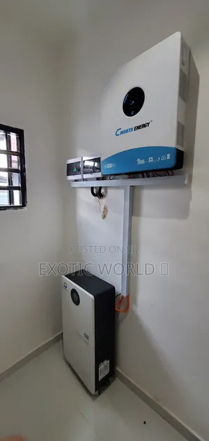 Cworth Energy Hybrid Inverter with 2 Lithium Batteries (Installed)