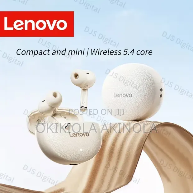 Lenovo True Wireless Bluetooth Headphones - 1