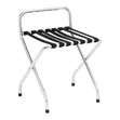 Premium 7-Belt Stainless Steel Folding Luggage Rack - 1