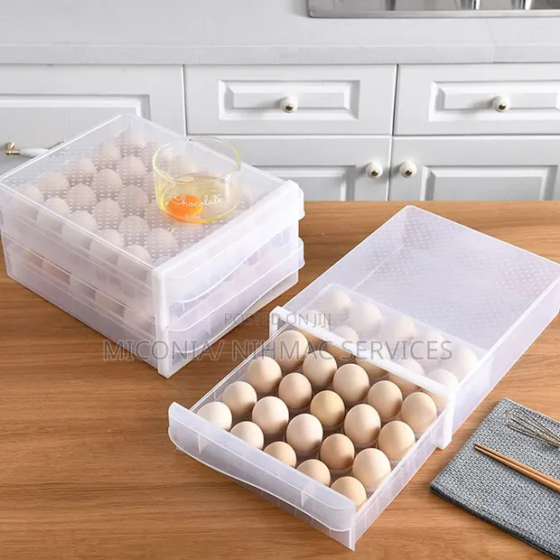 60-Egg Storage Rack - Plastic - 1