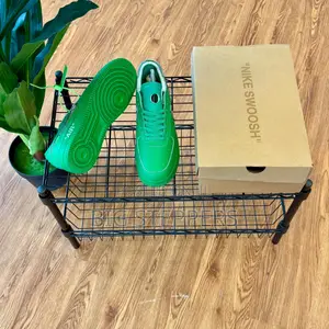 Nike Air Force 1 Green Swoosh Sneakers