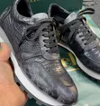 Gaskiyar Berluti Sneakers na Maza na Italiya - Bakar fata - 2