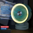 Rechargeable Rotational Clip Table Fan - 1