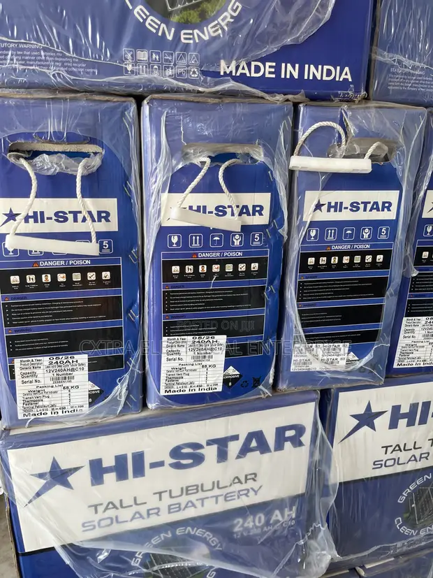 HI-STAR 12V 240Ah Tall Tubular Solar Battery - 1
