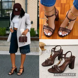 Bamboo Takalmi Mai Kyau - Brown Leather